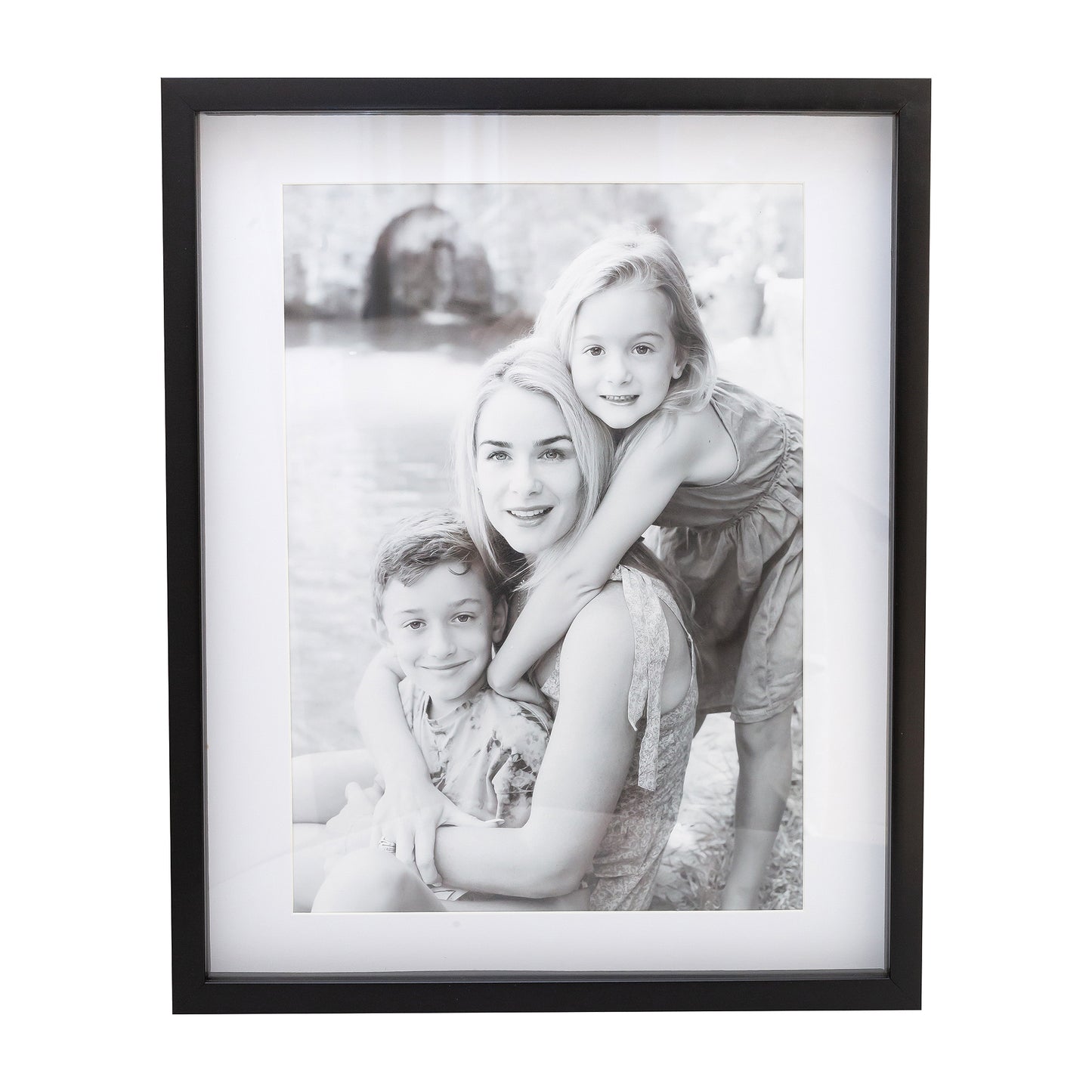 Photo Frame with your picture!- 40x50cm - Shadow Box - Black/White