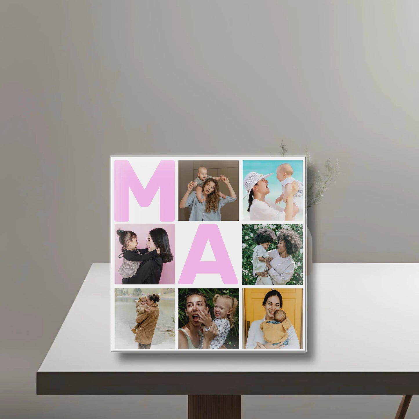 MA - Acrylic Personalized Photo Blocks Collage