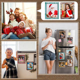 Magnetic Photo Frames for Fridge- Christmas theme 5 (Pack of 4)