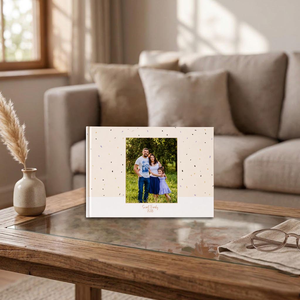 A5 Landscape Terrazzo Photobook – Canvas & More