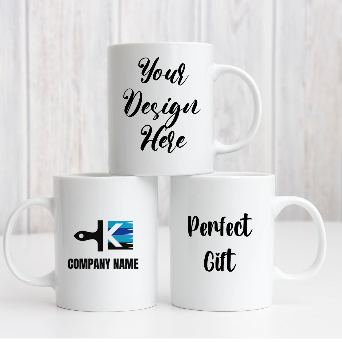 Branded Coffee Mugs Bulk pack options Canvas & More