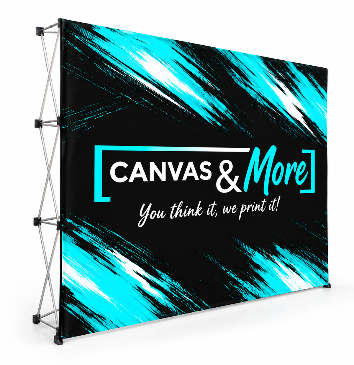 Custom Printed Pop-Up Banner Wall - STRAIGHT
