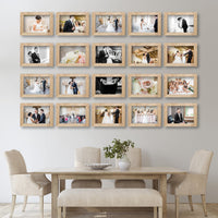 Virtual Frame Combo 20 Pc  | A Sizes | (Available in Dark, Medium & Light Wood)