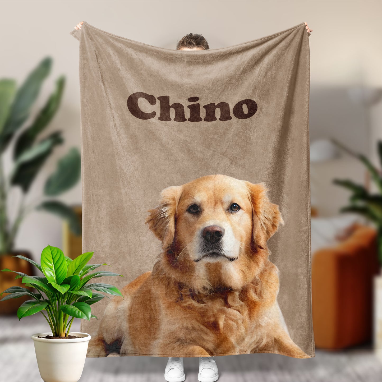 Personalised Fleece Blanket - Pet
