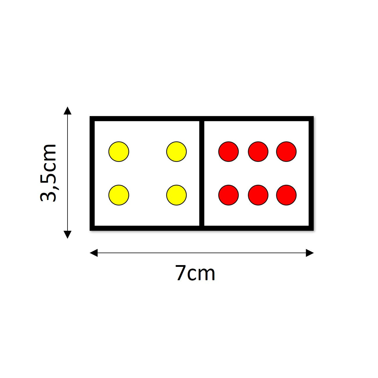 Magnetic Dominoes Original (Colourful)