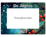 Magnetic Photo Frames for Fridge- Christmas theme 3 (Pack of 4)