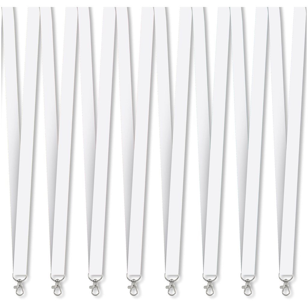 Altitude Snap Hook Clip Single-Sided Sublimation Satin Lanyard