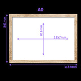 Virtual Frame Combo 24 Pc  | A Sizes | (Available in Dark, Medium & Light Wood)