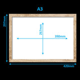 Virtual Frame Single  | A Sizes | (Available in Dark, Medium & Light Wood)