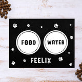 Personalised Placemat for Pets Food & Water bowl