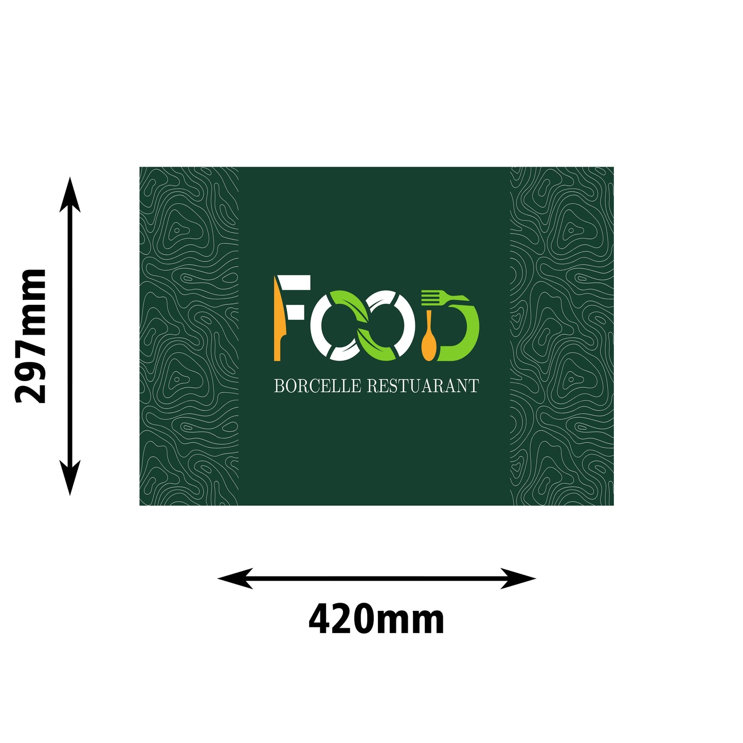 Custom Paper Placemats for Hospitality Industry (A3)