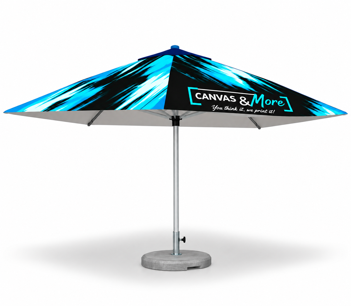 Custom Printed Umbrella Parasol- Hexagon 6-Panel