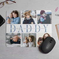 Mouse Pad - DAD Photo Collage + Text