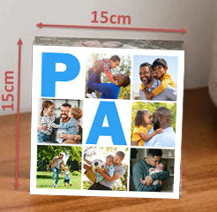 Acrylic Personalized  Photo Blocks - Pa
