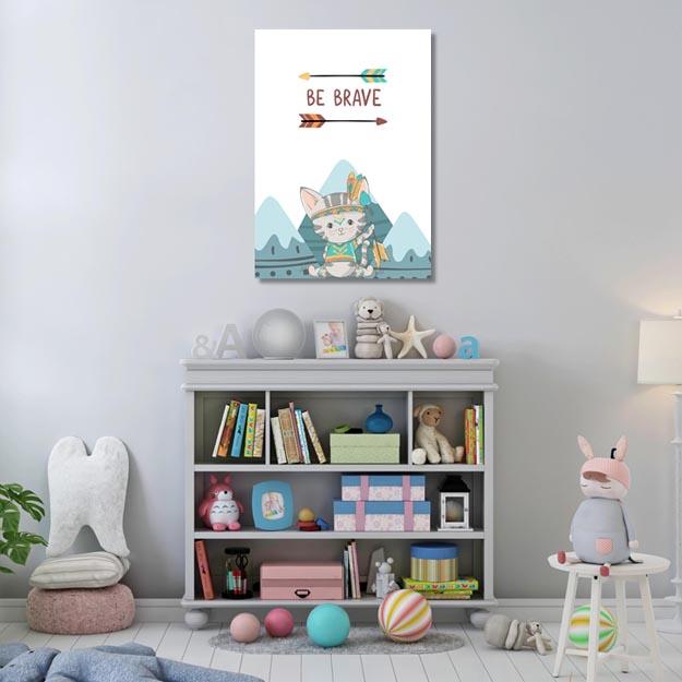 Unisex: Set of 1 - Boho Kid Canvas & More