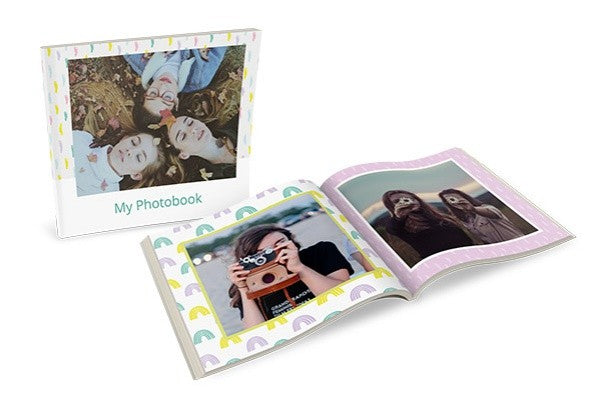 Hardcover Photobook: Fun Patterns Theme (A4, A5 or Square)