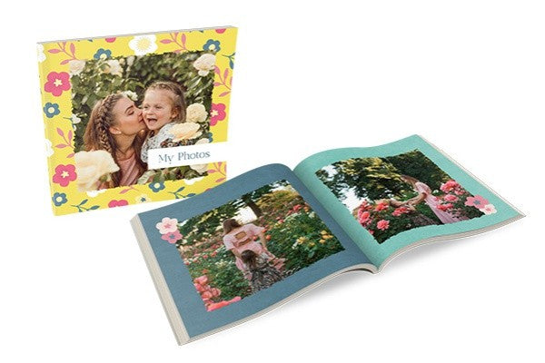 Hardcover Photobook: Bright Floral Theme (A4, A5 or Square)