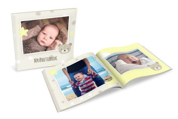 Hardcover Photobook: Baby Bear Theme (A4, A5 or Square)
