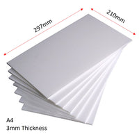 Correx Boards (A4, A3 or A2) Pack of 20 (3mm) White