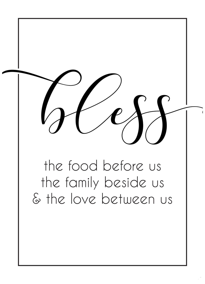 Wall Art Quote Blessed Family Canvas & More