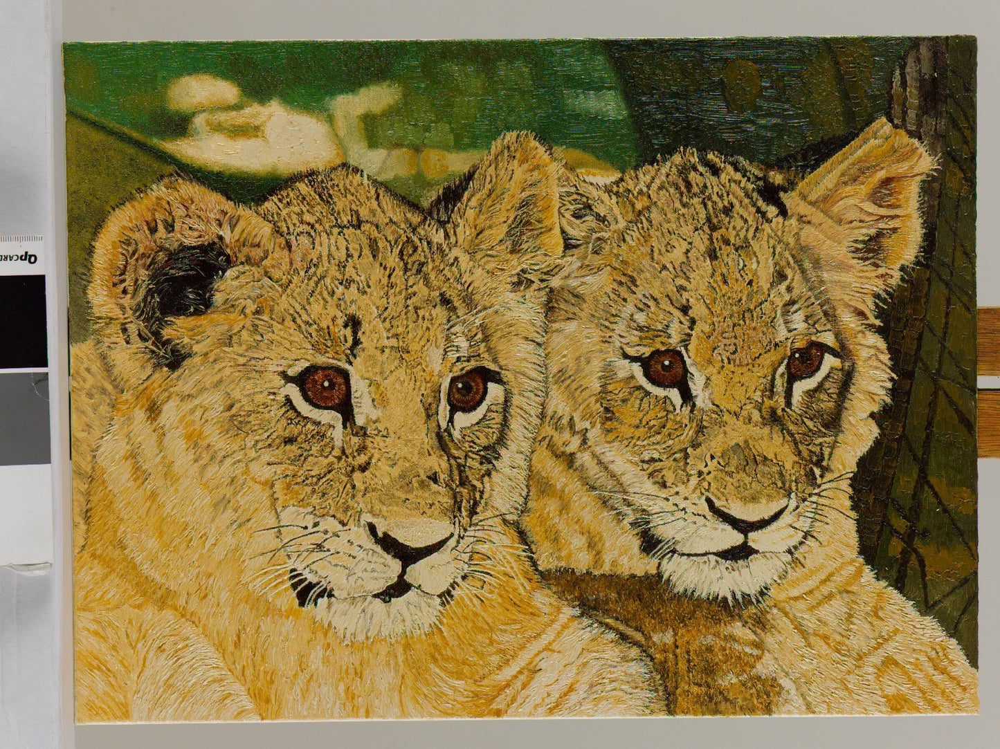 Lion Cubs Oil Painting Oil Painting Clive
