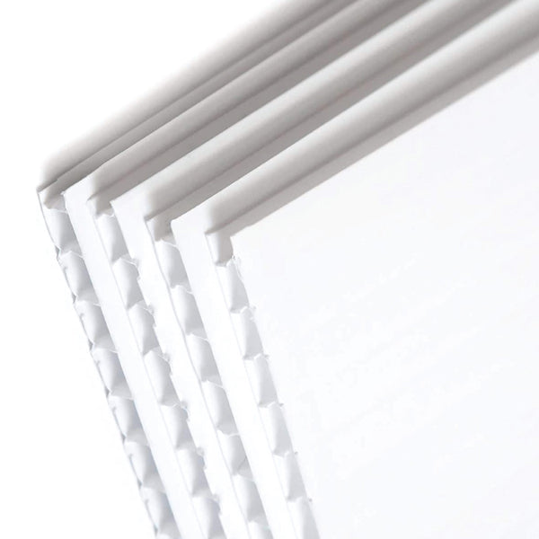 Correx Boards (A4, A3 or A2) Pack of 20 (5mm) White