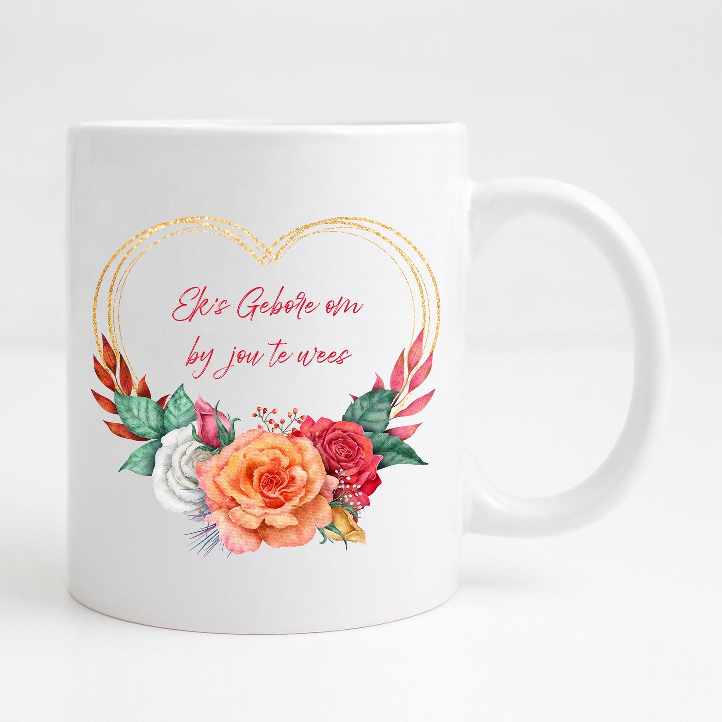 Ek's gebore om by jou te wees Mug