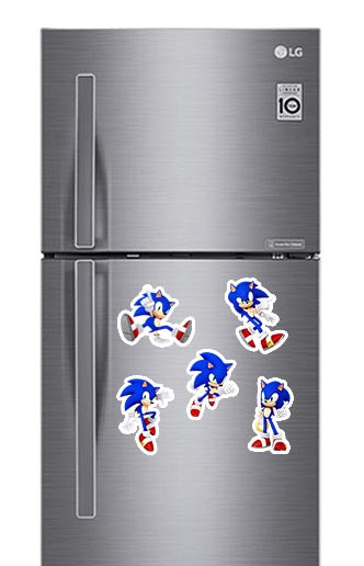 Super Sonic Fridge Magnets - (5 PER PACK)