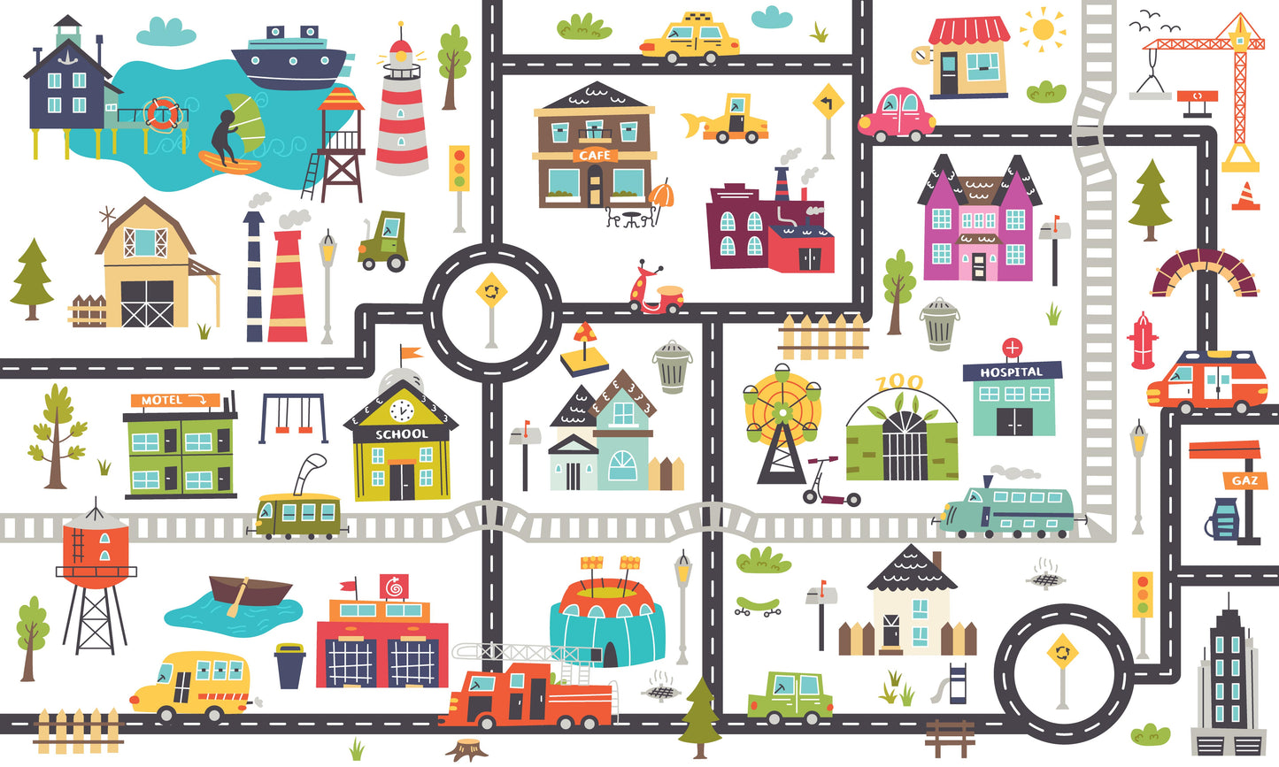 Boys: Set of 1 - Kids Map