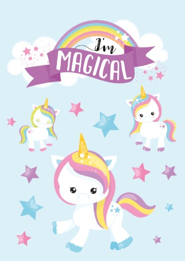 Girls: Set of 1 - I'm magical (1)