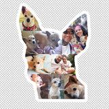 Dog Photo Fridge Magnets - Custom Shape (PACK OF 2)
