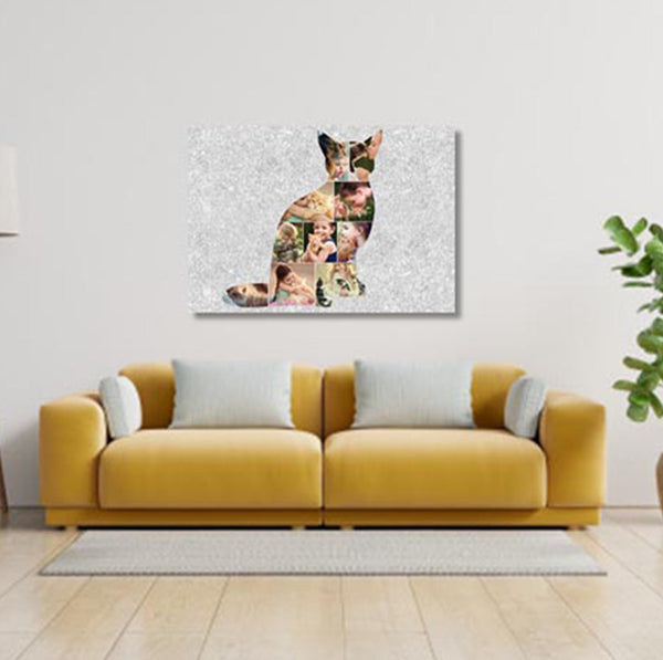 Cat Collage Canvas & More 