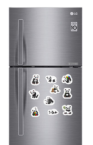 Panda Photo Fridge Magnets - (10 PER PACK)