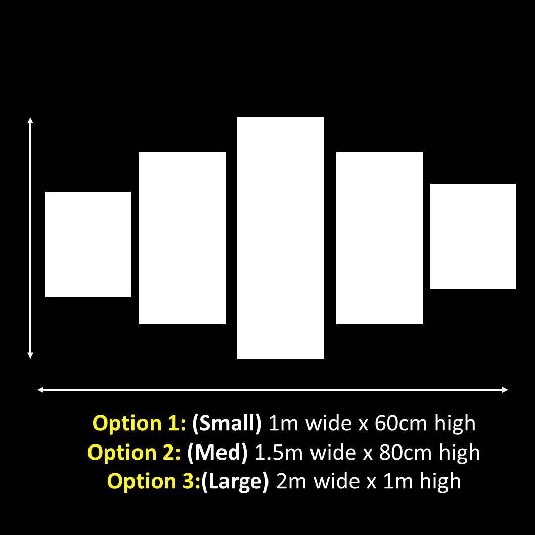 5 Piece Split Combo Canvas & More