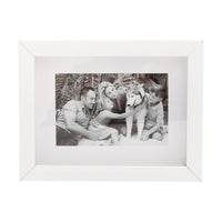 Photo Frame  with your  picture!- A5  10x15cm -  Shadow Box -  Black/White