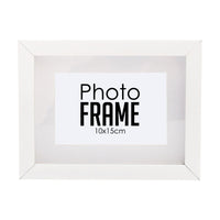 Photo Frame - A5  10x15cm -  Shadow Box -  Black/White (FRAME ONLY)