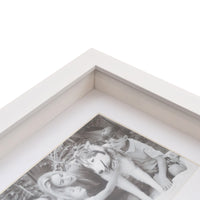 Photo Frame  with your  picture!- A5  10x15cm -  Shadow Box -  Black/White