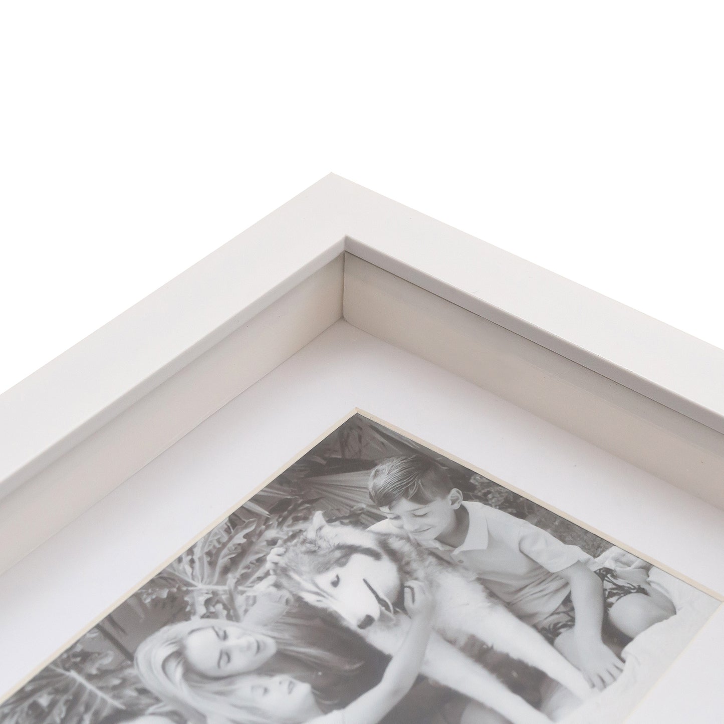 Photo Frame  with your  picture!- A4 21x30cm -  Shadow Box -  Black/White Photo Frame