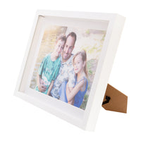 Photo Frame  with your  picture!- A4 21x30cm -  Shadow Box -  Black/White Photo Frame