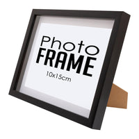 Photo Frame - A5  10x15cm -  Shadow Box -  Black/White (FRAME ONLY)