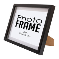 Photo Frame - A4 21x30cm -  Shadow Box -  Black/White Photo Frame (FRAME ONLY)