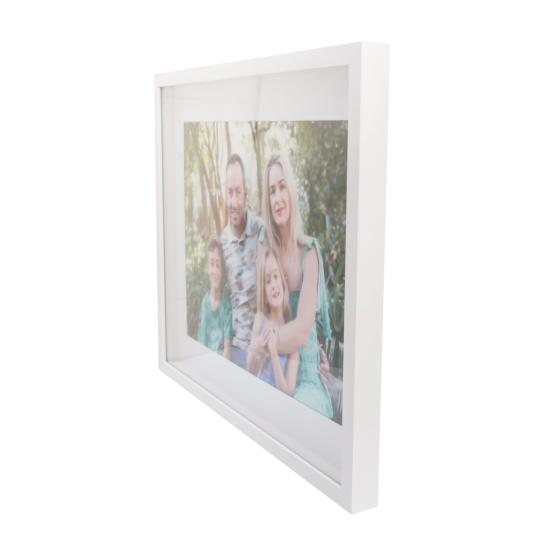 Photo Frame with your  picture!-  40x50cm -  Shadow Box -  Black/White