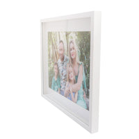 Photo Frame with multiple pictures & optional message  -40x50cm -  Shadow Box -  Black/White