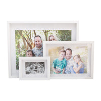 Photo Frame  with your  picture!- A5  10x15cm -  Shadow Box -  Black/White