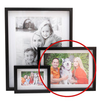 Photo Frame  with your  picture!- A4  21x30cm -  Shadow Box -  Black/White Photo Frame