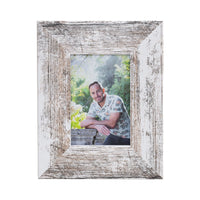 Photo Frame  with your  picture!-  13x18cm -  White  Stressed