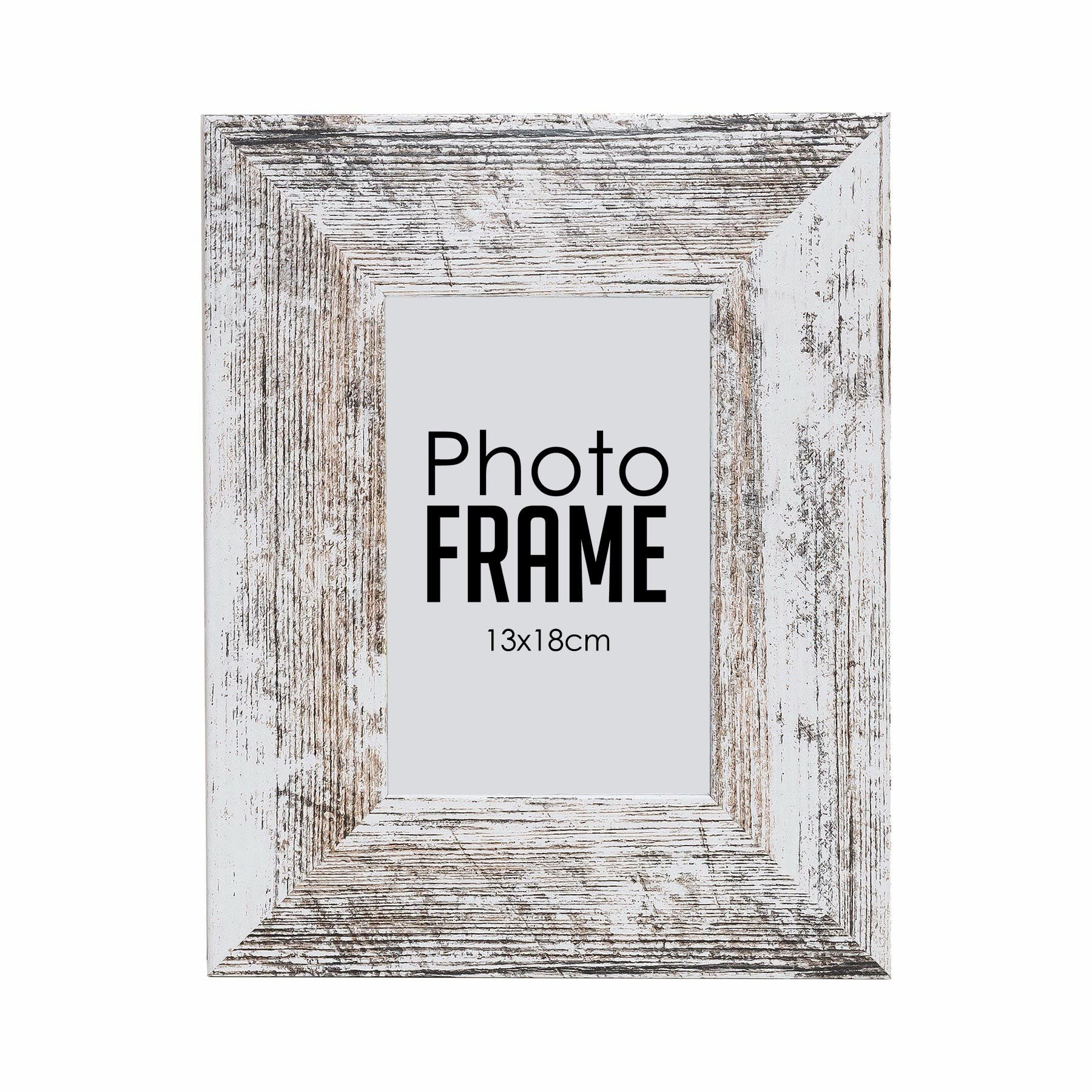  INTAGLIO フォトフレーム 13x18cm Photo Frame - 13x18cm - White Stressed (FRAME ONLY) – Canvas & More