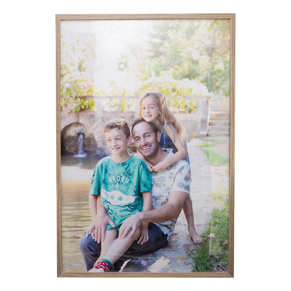 Photo Frame  with your  picture! -  Large A1  60x90cm- STD  -  Black/White/ Wood