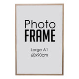 Photo Frame - Large A1  60x90cm- STD  -  Black/White/ Wood (FRAME ONLY)