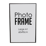 Photo Frame - Large A1  60x90cm- STD  -  Black/White/ Wood (FRAME ONLY)